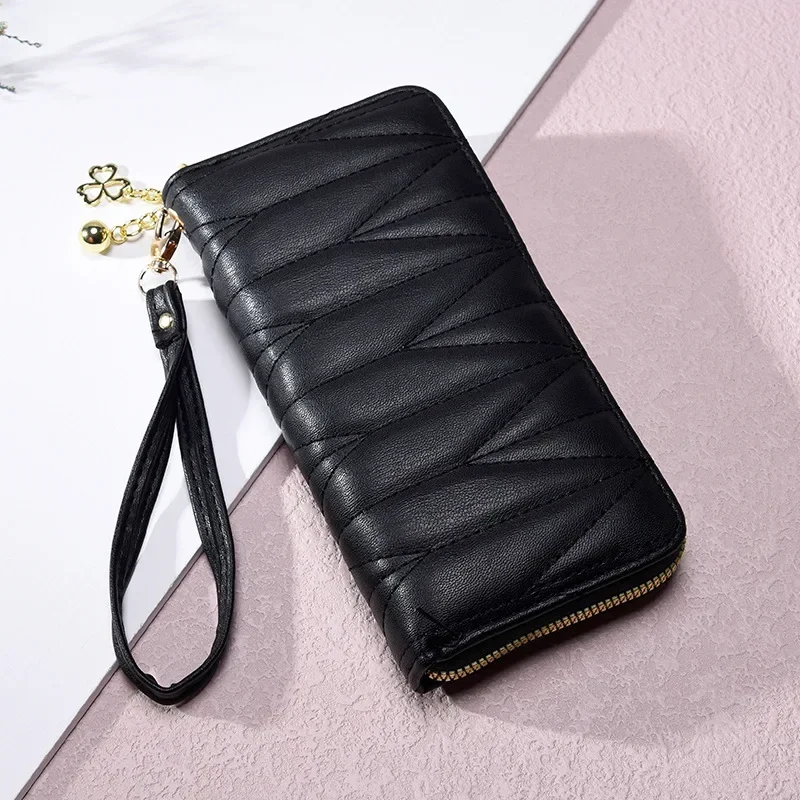 

Новый женский кошелек в стиле ретро, Женский кошелек, короткий простой клатч, кошелек для монет на молнии, свежий и милый