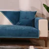 High Quality Soft Sectional Sofa Cover Nordic Chenille Solid Color Sofa Towel Universal Non-slip Couch Cover for Living Room 2