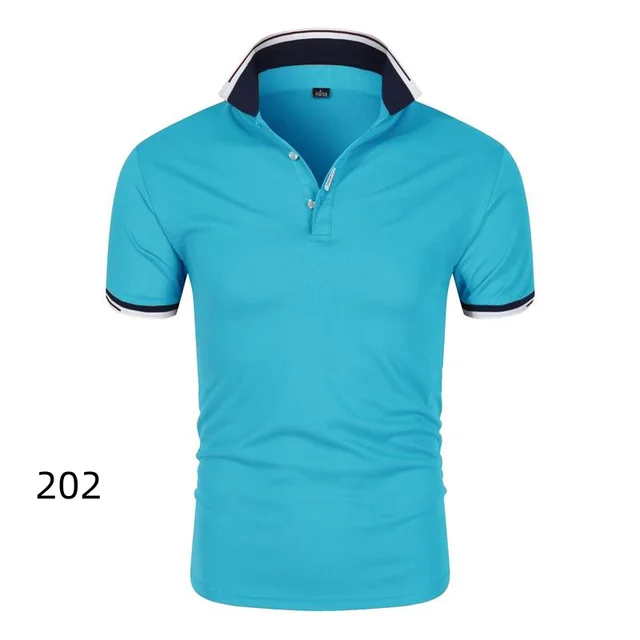 Nouveau Polo à Manches Courtes Séchage Rapide 2026 – Marque d'Entreprise de Golf Respirant à Col Revers – 8 Couleurs Grandes Tailles 1