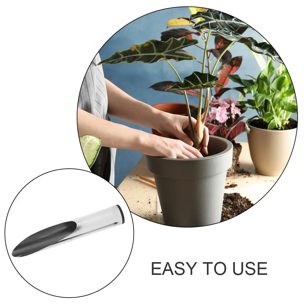 스테인레스 스틸 정원용 삽, 가벼운 휴대용 손삽, 분재 흙 파기, 제초, 심기 도구