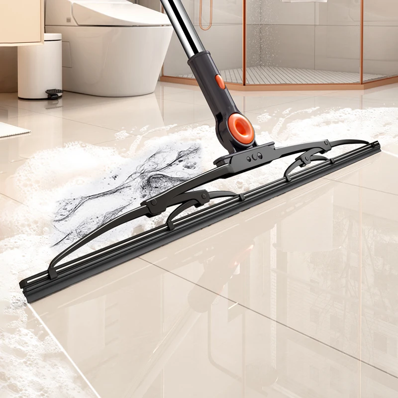 50 Cm Rotatable Magic Rubber Broom Silicone Mop Hand Dust Brooms Home Floor Cleaning Squeegee Wiper Flooring Household Utensils 1
