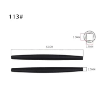 10pairs/20pcs Eyeglasses soft silicone temple tip Black Glasses Silicone tip repair replacement accessory 2