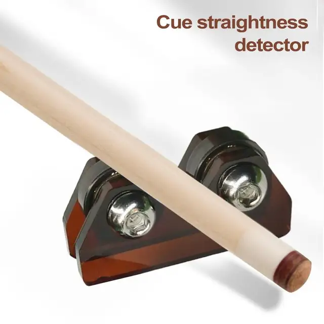 Pool Cue Straightness Checker Straightness Detector Billiard Cue Equipment Pool Cue Maintenance Straightness Checker 2X Checking 1
