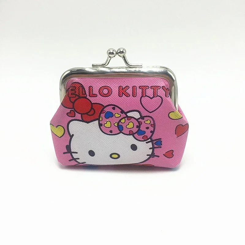 Hello Kitty Cartoon Coin Pouch Purse Sanrio Creative Small Wallet Wholesale My Melody Bags girls purse Kawaii Wallet Kid Purses 5