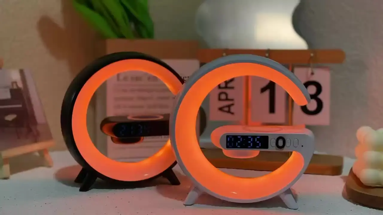 Lampe Reveil Quot;Réveil FM Portable Tout-en-un Avec Chargeur Sans Fil, Bluetooth, Radio Chargeur Réveil Téléphone Darty