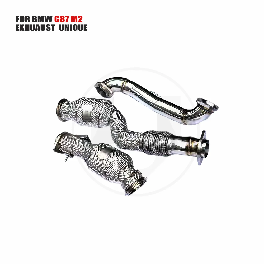 

UNIQUE Car Accessories Exhaust Downpipe High Flow Performance for BMW G87 M2 With OPF Catalytic Converter