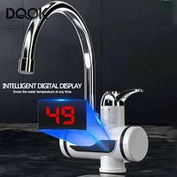 Robinet chauffe-eau électrique instantané LED, pour la cuisine, chauffage immédiat de l'eau, eau chaude 5