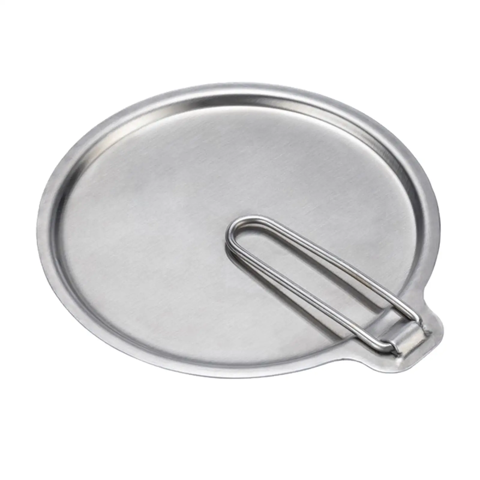 LightweightCampingPotLidBowlDishCoverwithFoldingHandle