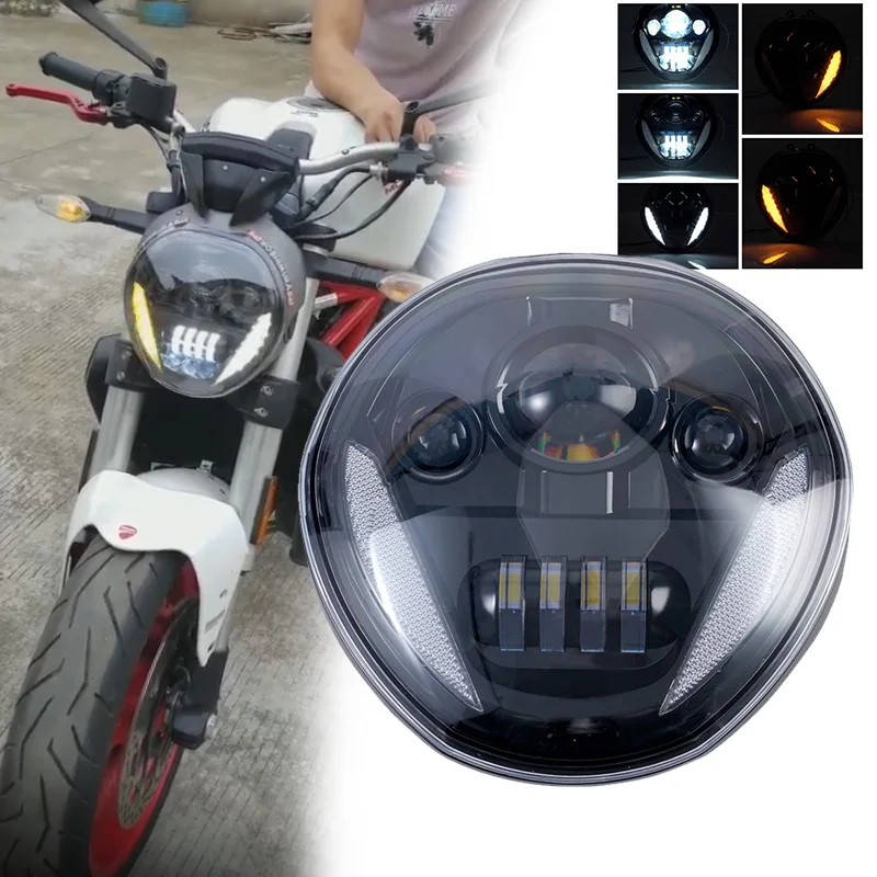 

Передняя фара для мотоцикла Ducati Monster 821/1200/1200s/1200r 2014-2016