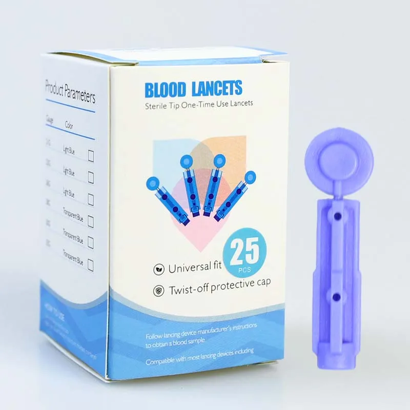 Blood Glucose Meter Glucometer Diabetes 50/100 Test Strips Lancets Blood Sugar Meter Monitor Medical Devices Tester