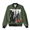 CAVVING 3D Printed  The Clash Zipper Bomber Jackets Men Overcoat Mens Coat Zip Up Jackets for Women/Men 3