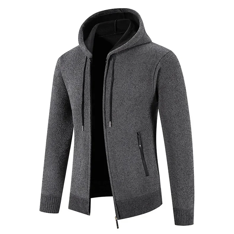 Hooded-dark gray