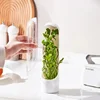 Refrigerator Herb Crisper Saver Vegetable Preserving Bottle Pod Container Keep Herb/Cilantro/Mint/Parsley/Asparagus Fresh Home 2