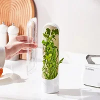 Refrigerator Herb Crisper Saver Vegetable Preserving Bottle Pod Container Keep Herb/Cilantro/Mint/Parsley/Asparagus Fresh Home 2