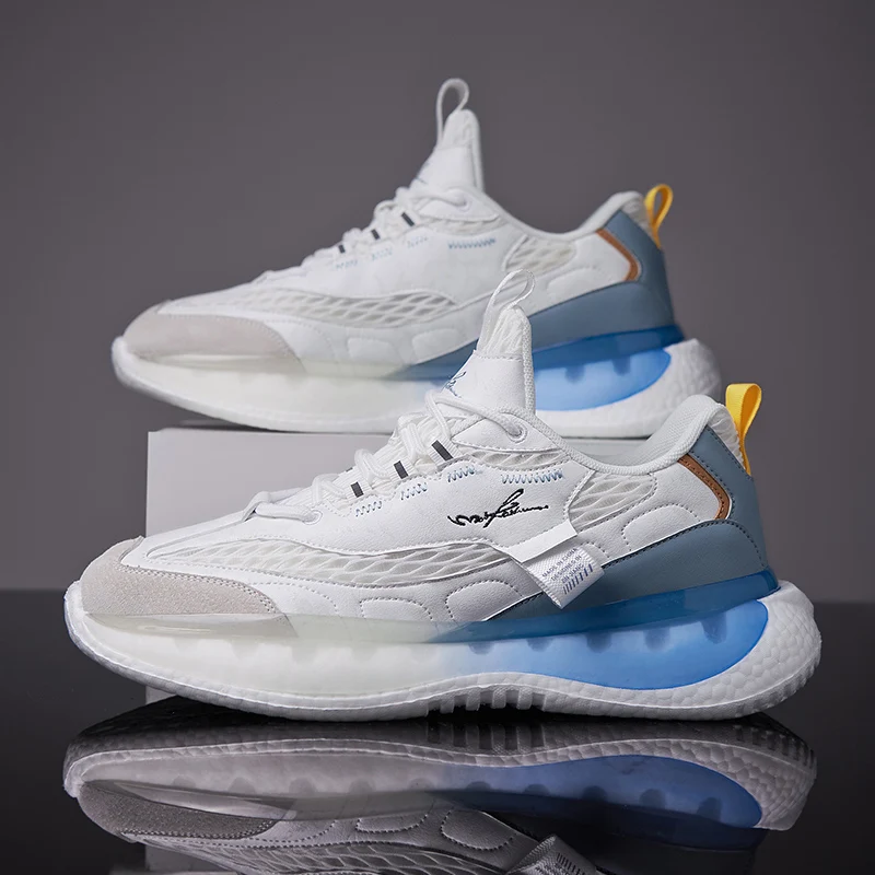 

Men's Shoes Breathable Running Shoes For Men Lightweight Men's Designer Mesh Sneakers Lace-Up Male Outdoor Sports Tennis Shoe