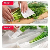 Boîtes de conservation des aliments frais pour réfrigérateur, boîtes de conservation des aliments frais pour légumes et fruits, boîte de rangement transparente scellée 4