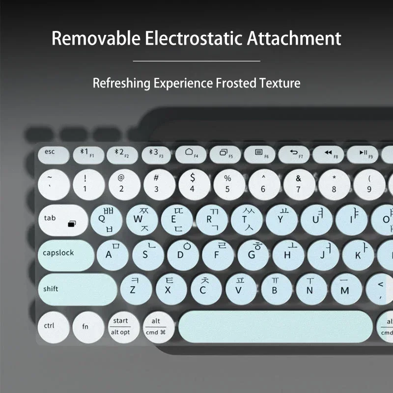 Universal Silicone Keyboard Protector Skin Film - Clear Pink with Multilingual Layout