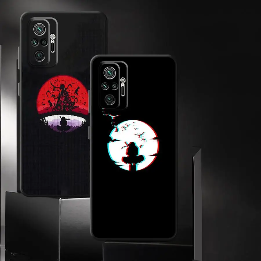 Uchiha Itachi Handsome Black Soft Phone Case