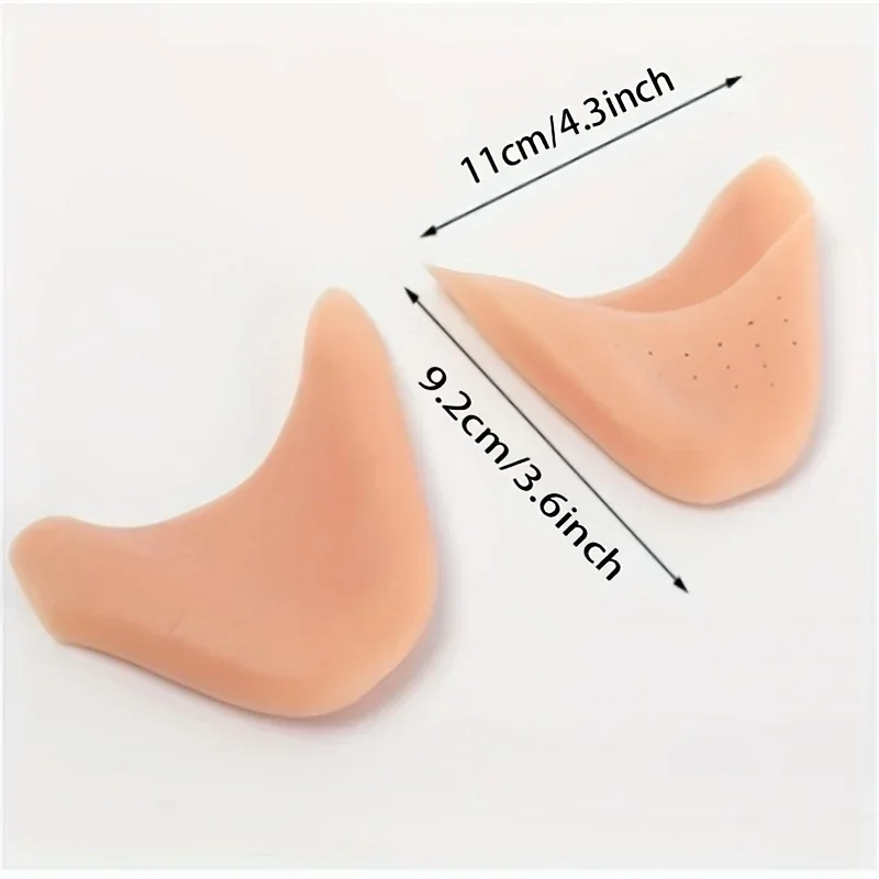 1 paar Gel Zehenkappen Weiche Ballett Pointe Tanz Sportler Schuh Pads Zehen Pads Pointe Silikon Gel Beutel Schutz mit Atmungsaktiv – Detail 6