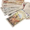 Tarot Mucha Cards Tarot Deck Card Game Toy Tarot Divination Card Game Board Guidance Divination for beginners with guidebook 4