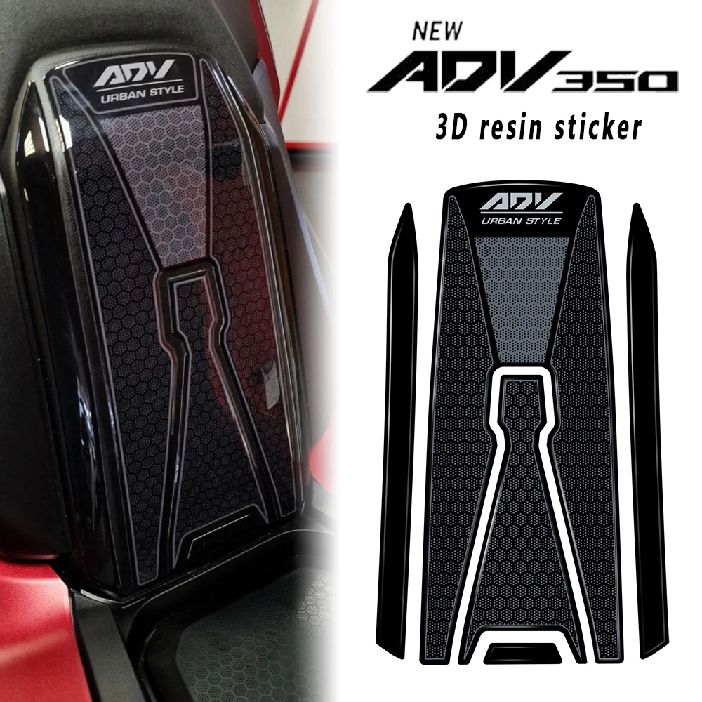 

3D Motorcycle Resin Epoxy Sticker Tank Pad Anti Scratch Decal Non-slip TankPad For HONDA ADV350 ADV 350 2022 2023