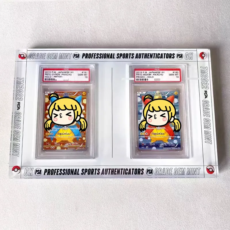 

Yu-Gi-Oh Pokemon PSA рейтинг карты кирпич использует одну двойную тройную карту кирпич акриловый дисплей стенд не включает карту