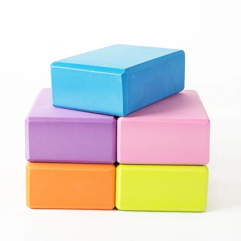 

1 PC High Density Yoga Foam Blocks Non-slip Solid Color Yoga Balance Fitness Dance Supplies for Yoga Pilates & Meditation
