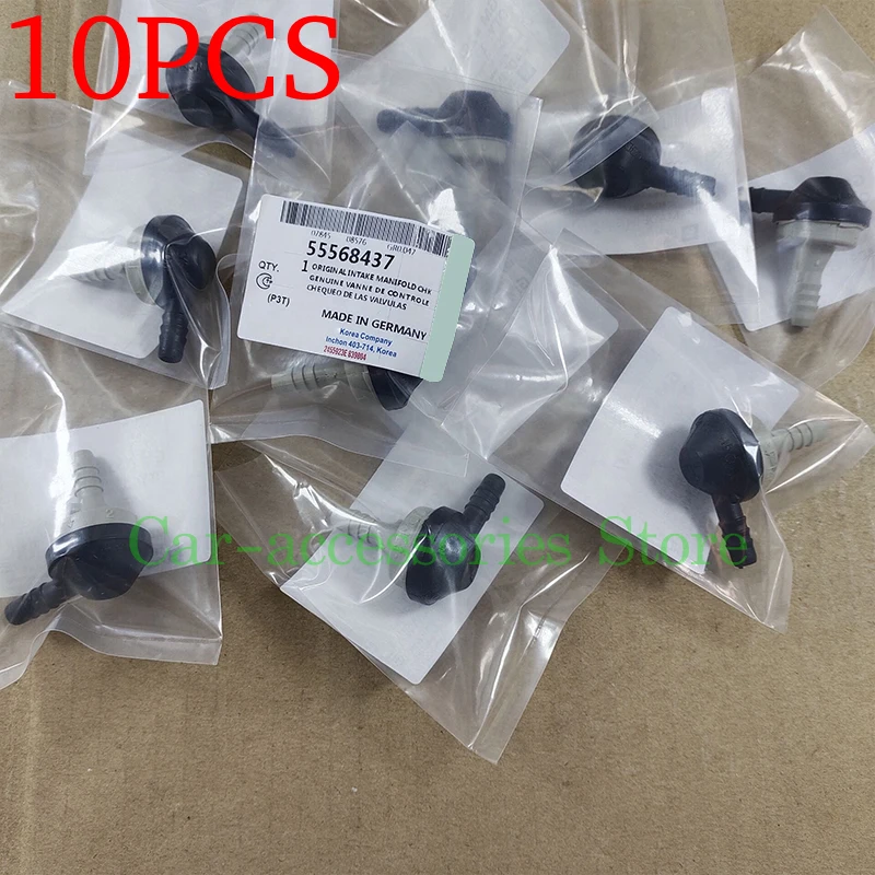 10PCS Intake Manifold Check Valve PCV Valve For Chevrolet Sonic Cruze Trax 1.6 1.8 Opel Astra Insignia 55568437