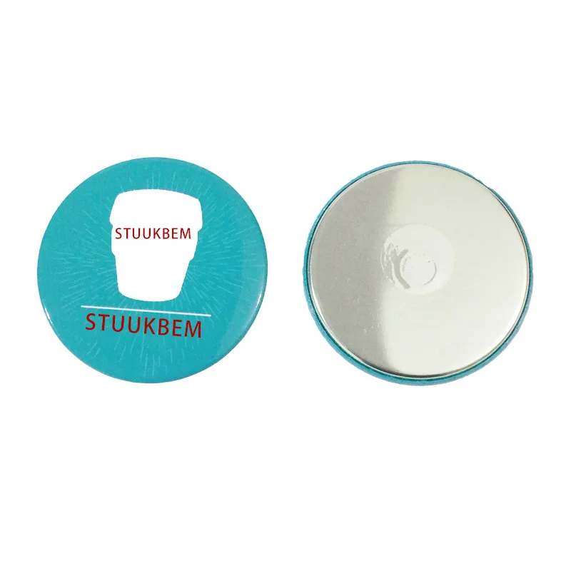 Button Making Supplies 100 Sets of Round Fridge Magnet Button Parts 25mm/32mm/37mm/44mm/58mm/75mm for Badge Machine