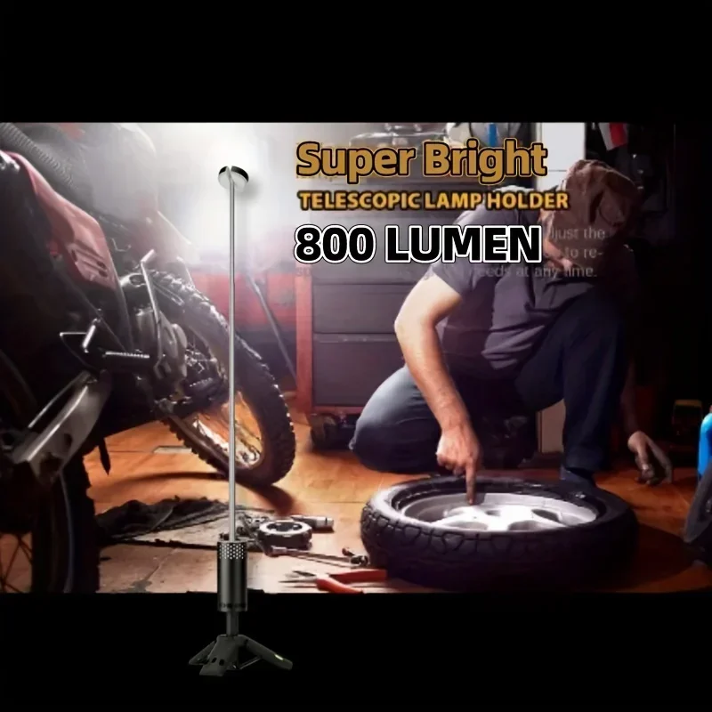 مصباح تخييم تلسكوبي قابل لإعادة الشحن ، فانوس صيد...