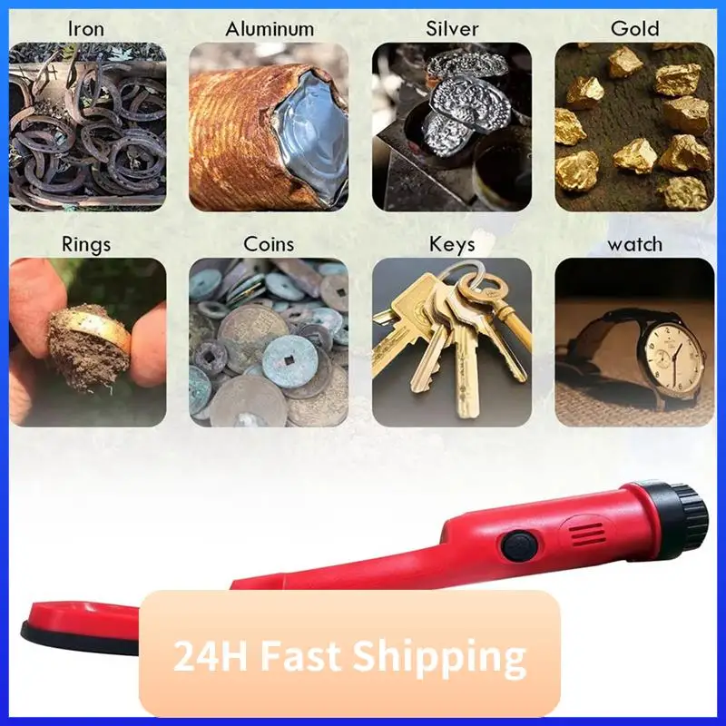 T30C New GT120 Handheld Diving Metal Detector Pinpointer Pointer Probe Waterproof Metal Pinpointing 4.2Inch Search Coil