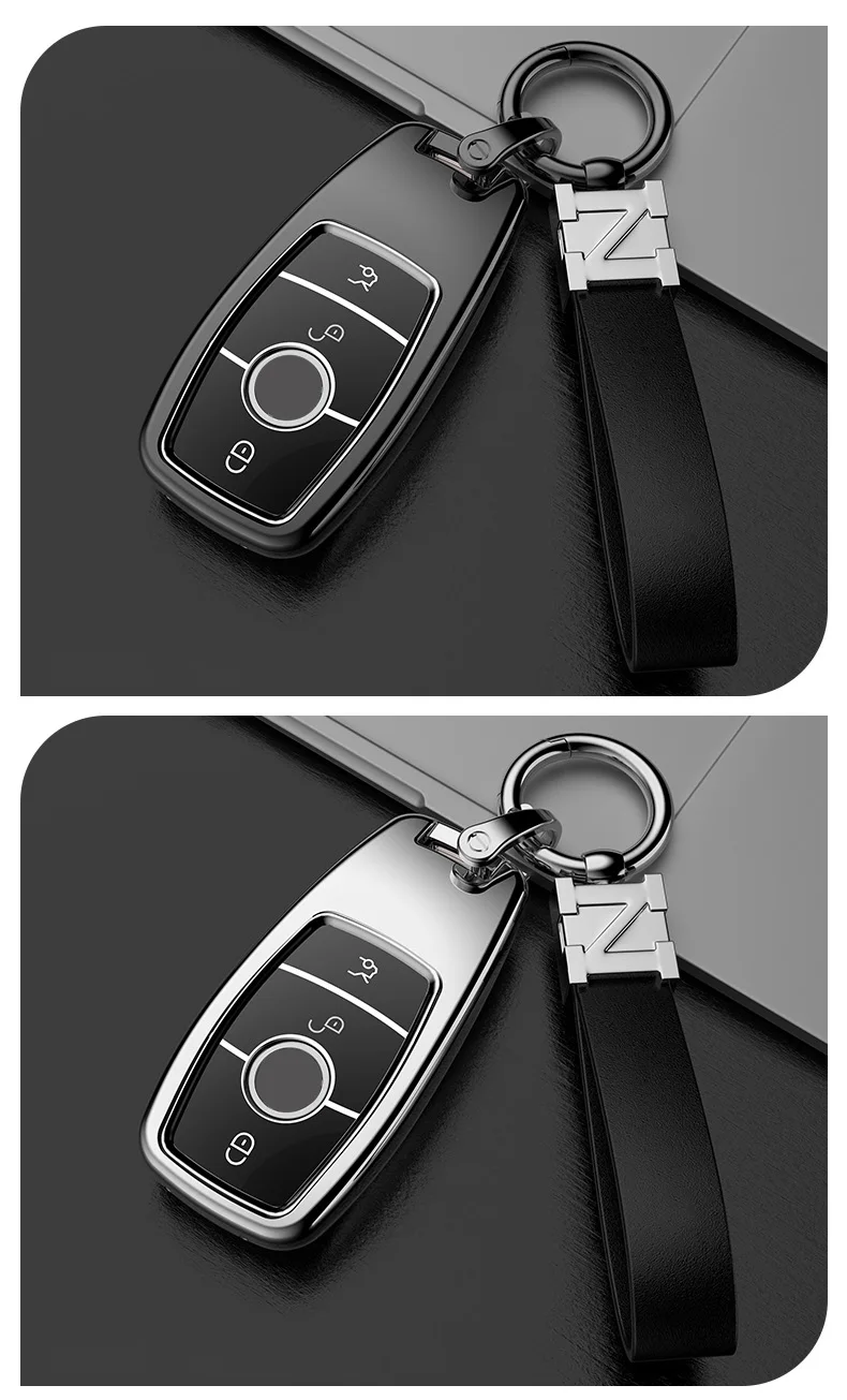 Custodia per chiave A distanza per auto in lega TPU per Mercedes Benz A C E S classe G GLC CLE CLA GLB GLS W177 W205 W213 W222 X167 AMG - S8cc8a86bff11477d939c753e23c3912dZ