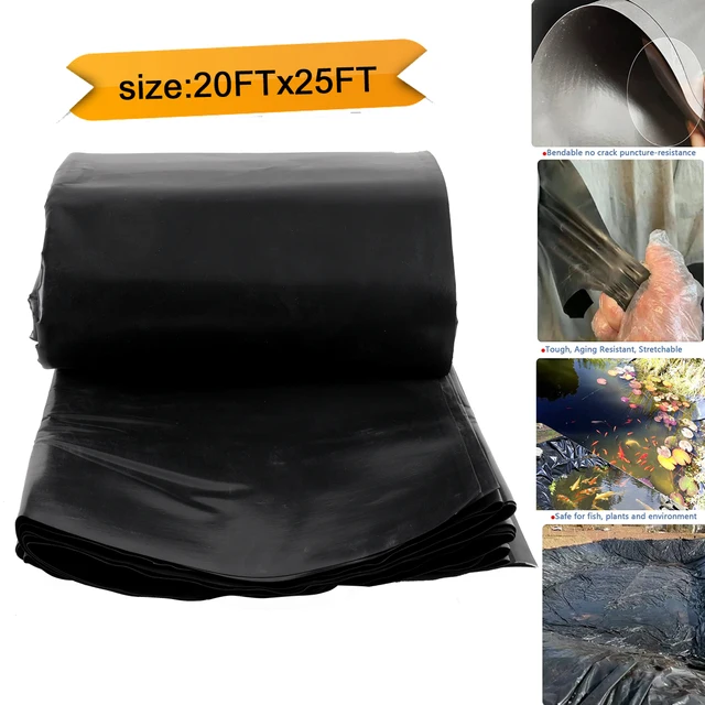 6X7,6 M Tartós Haltavak Bélés Otthoni Kerti Medence Megerősített Lldpe Nehéz Tereprendezés Tó Vízálló Béléshuzat Új - Image 4