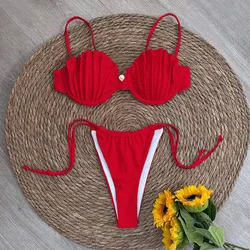 Alluring Micro Bikini Set - Women's Swimwear Thong - M (WD1810R1)