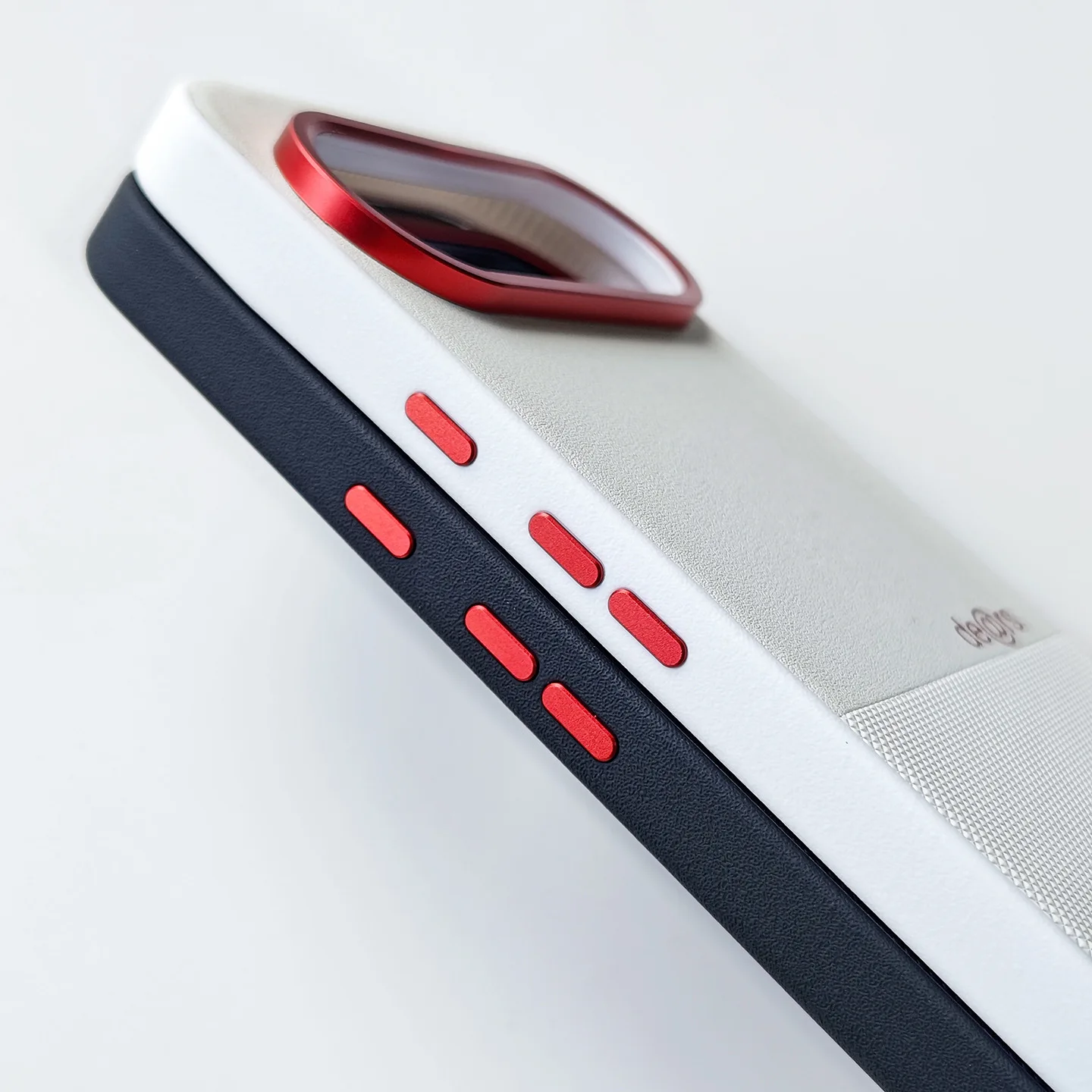Luxury Business Style Leather Case with Lettering, Skin-Friendly & Drop-Proof Cover