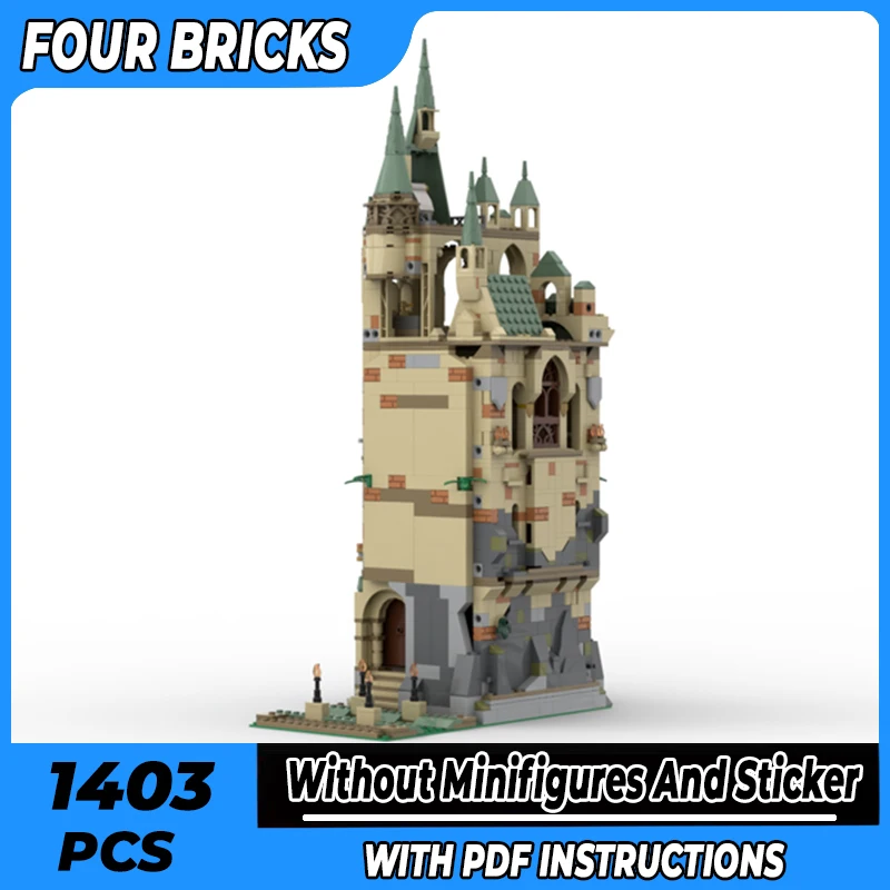 

Classic School Movies Model Moc Building Bricks Grand Tower Technology Modular Blocks Gifts Christmas Toys DIY Sets Assembly