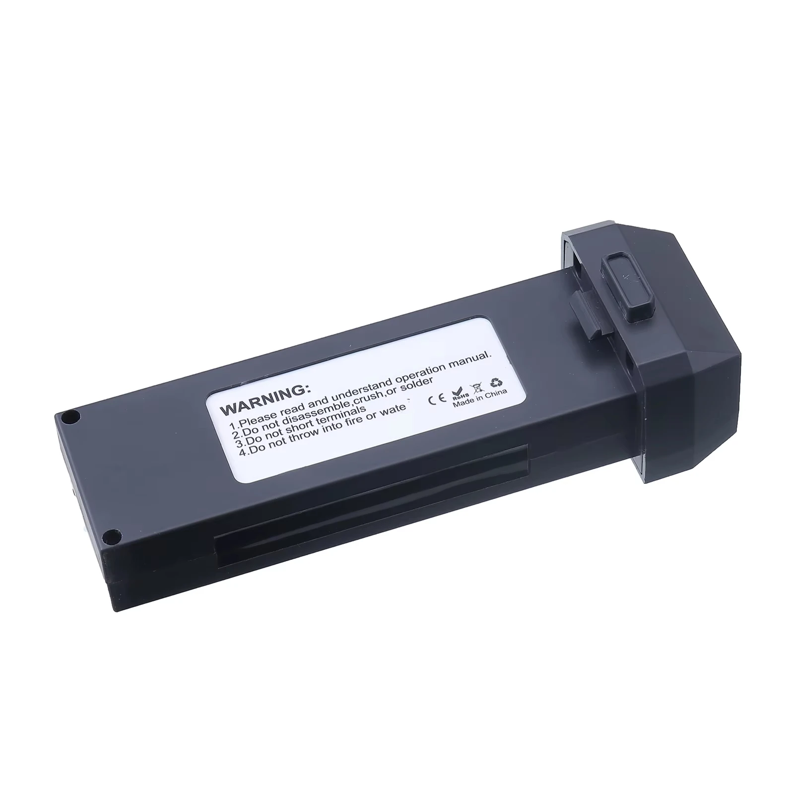 Deux batteries 7.4V 4300mAh pour drone HS720E côte à côte