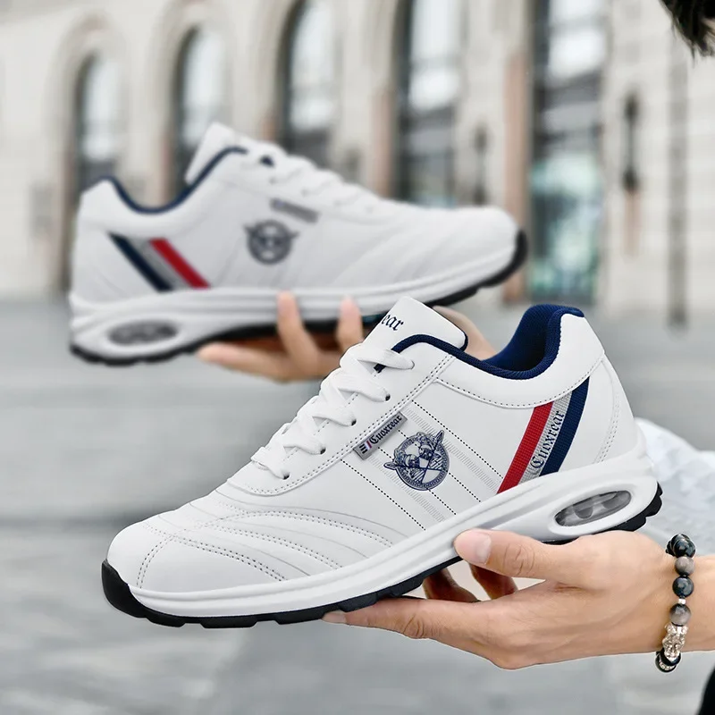 Men’s Casual Breathable Leather Sneakers 2