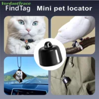 Mini Tracker Smart Find Tag Pet Tracking History Trajectory Airtag Global Positioning Luminous Necklace Silicone Collar Dog Cat 4