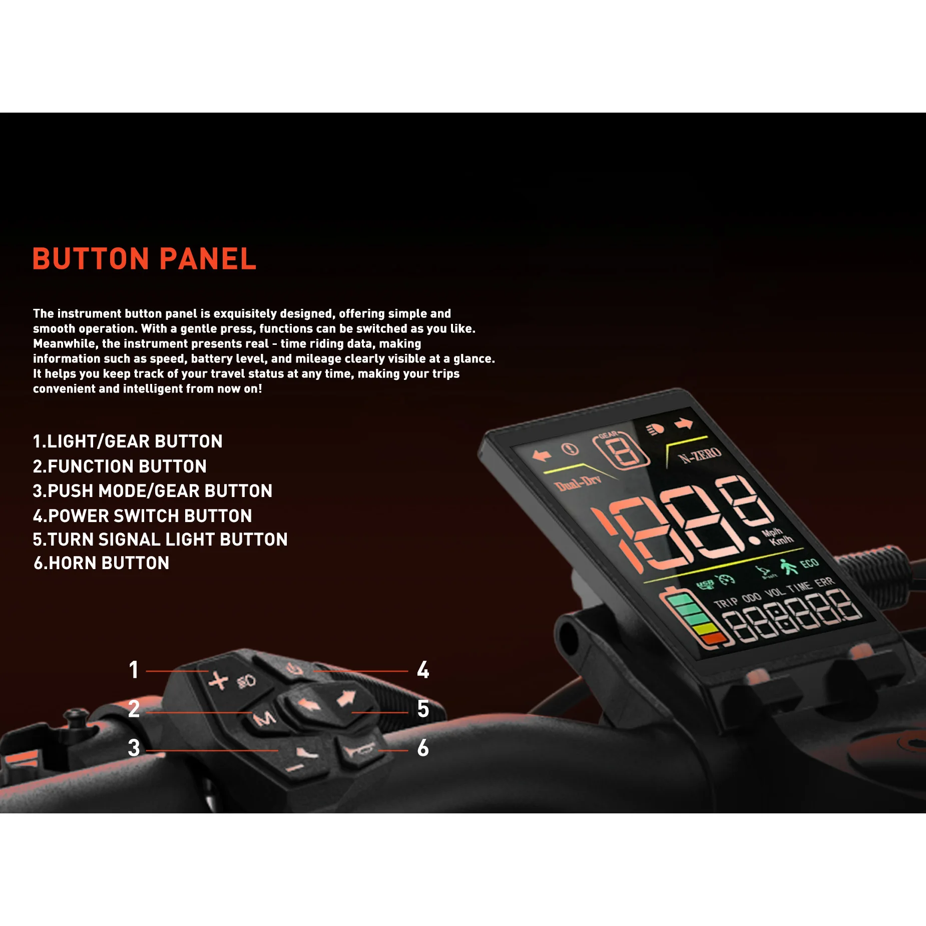 Electric Scooter JOYOR T10 top speed 60 km/h 2000W motor 60V 18Ah battery