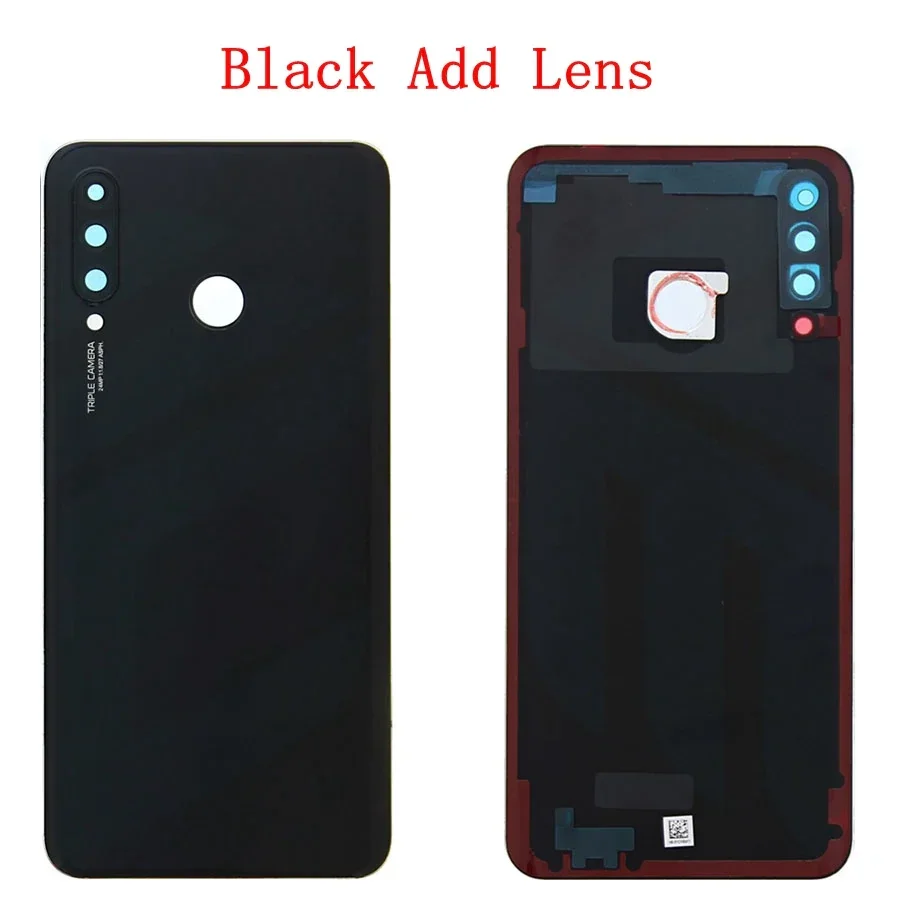 Phone Back Cover Glass Battery Cover Camera Lens Cover For Huawei P30 Lite Nova 4e