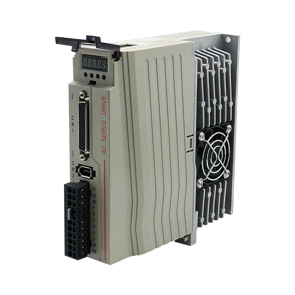 AC Servo Motor 400W 600W 750W 1.3N 1.9N 2.4N 3000-6000rpm with 17bit Absolute Encoder + Driver for CNC Router