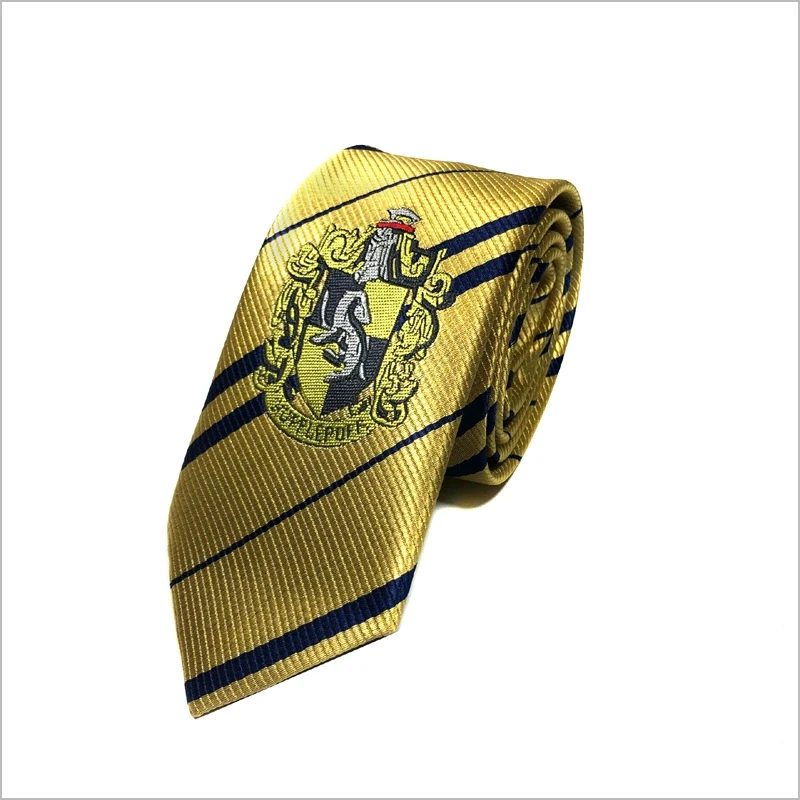 College Style Tie Harries Film Fringe Magic Academy Students Cosplay Potter Malfoy Halloween Party Decorating Tie Christmas Gift