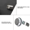Locking Mailbox, Curbside Security Mailbox with Combination Lock, Post Mount Lockable Mailbox with Reflective Numbers 4