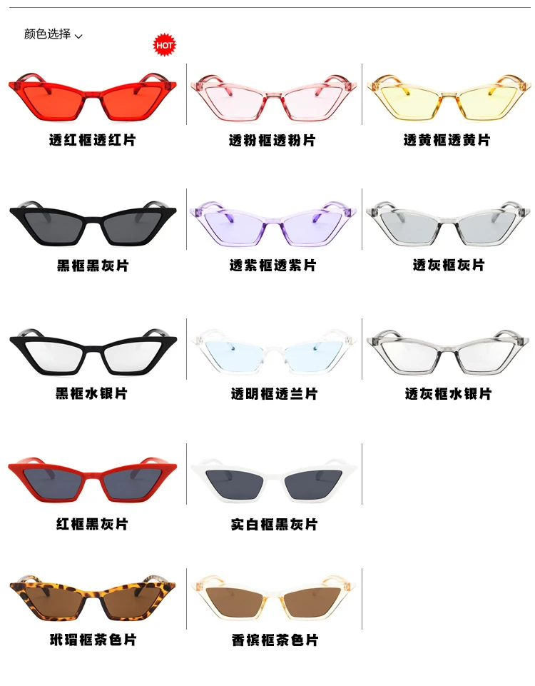 2018-New-Female-Vintage-Cat-Eye-Sunglasses-Women-Brand-Designer-Fashion-Retro-Small-Steampunk-Sun (8)