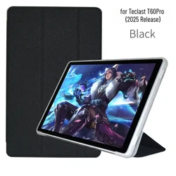 Premium Smart Cover for 12 Tablet - Folding Stand with PU Leather and TPU Backshell (Black)