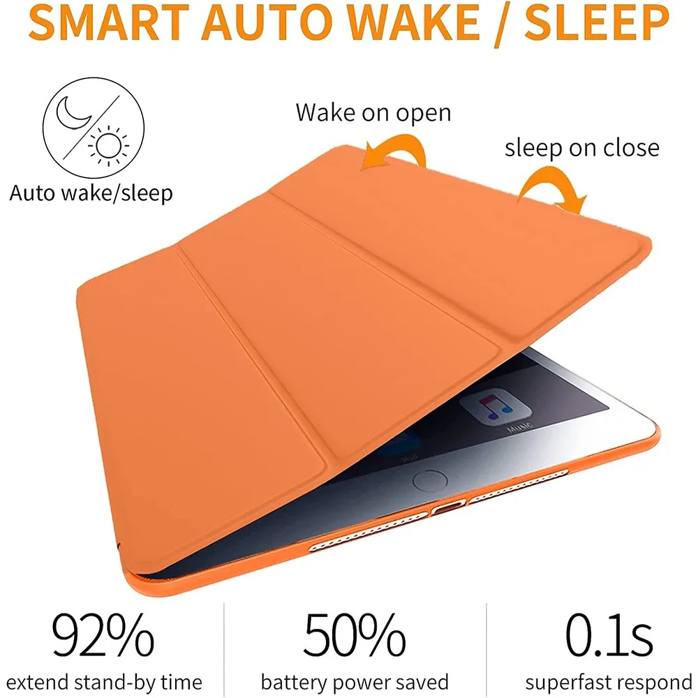 Ultra Slim Soft Silicone iPad Case - Versatile Back Cover