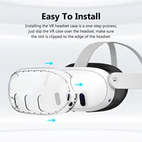 Transparent Helmet Mask Protective Case for Meta Quest 3 VR Helmet Scratch Proof Protector Cover for Oculus Quest 3 Accessories - Image 2