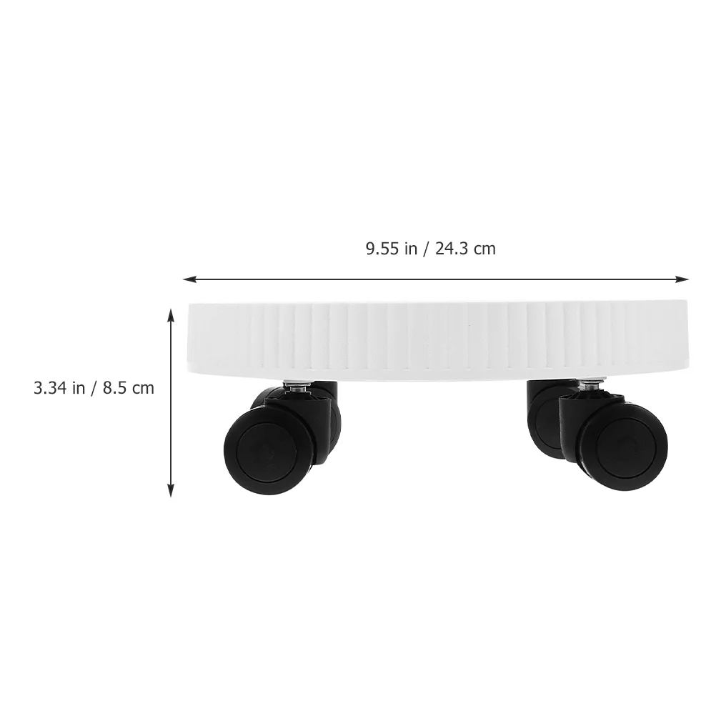 

Rolling Plant Tray Planter Holder Round Flower Pot Moving Stand Tray Movable Plant Tray Base With Wheels Accessories