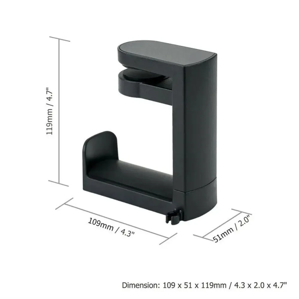 Rotating Headphone Stand and Desk Hanger for Gaming Headsets and Accessories
